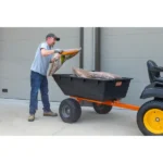 Agri-Fab 18 cu. ft. ATV Poly Swivel Cart - Image 4