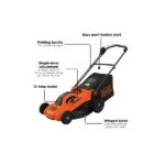 Black + Decker 13 Amp 20" Corded Electric Lawn Mower - Image 2