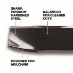 Oregon 42" Riding Lawnmower Mulching Blade Set - Image 4