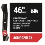 Oregon 46" Riding Lawnmower Blade Set - Image 2