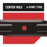 Oregon 46" Riding Lawnmower Blade Set - Image 3
