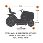Classic Accessories Classic Lawn Tractor Cover Medium - Image 2