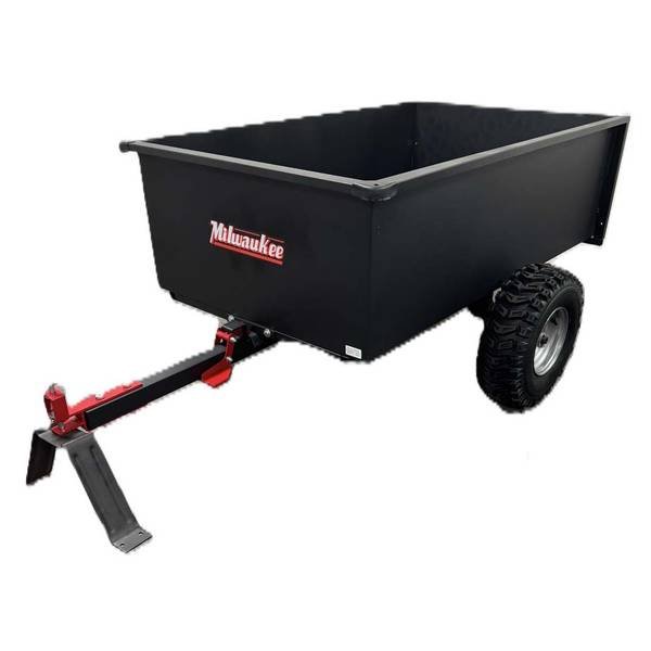 1634302 Milwaukee 20 Cubic Foot ATV/UTV Dump Trailer Cart - Image 1