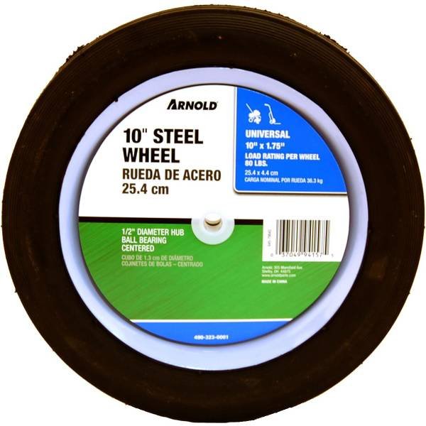 253335 Arnold Ribbed Tread Steel Wheel - Image 1